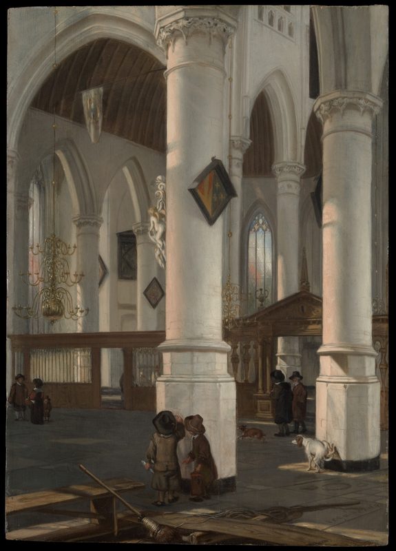 Emanuel de Witte — Interior of the Oude Kerk, Delft
