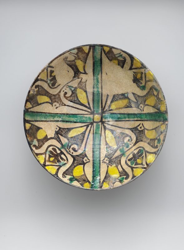  — Buff Ware Bowl with Geometric Patterns