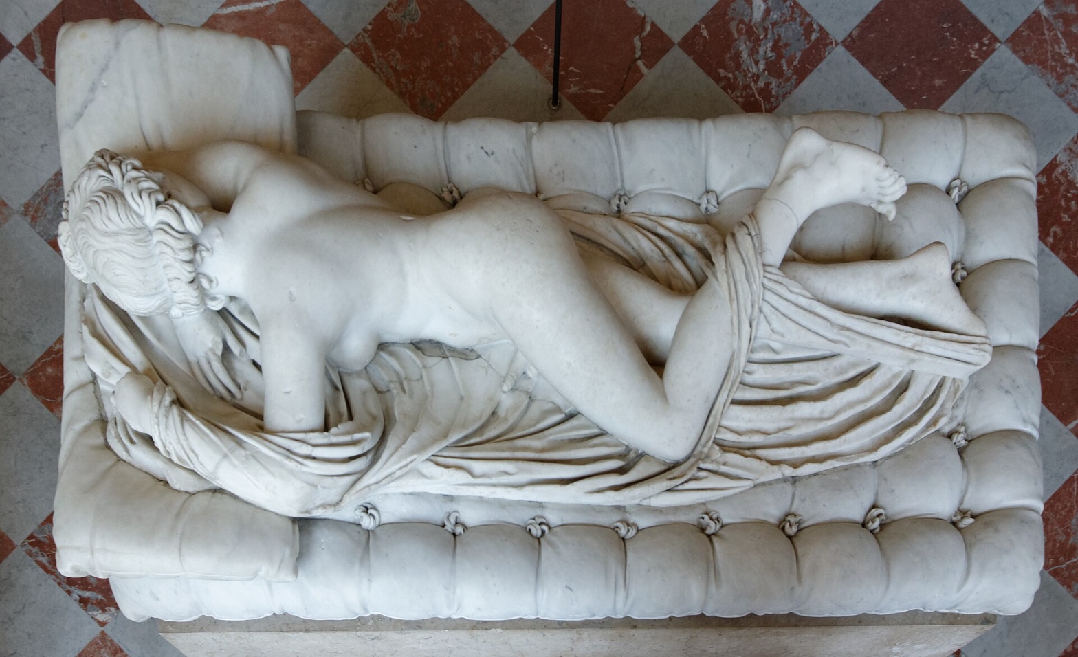Unknown (original sculpture) Gian Lorenzo Bernini (mattress) — Sleeping Hermaphroditus