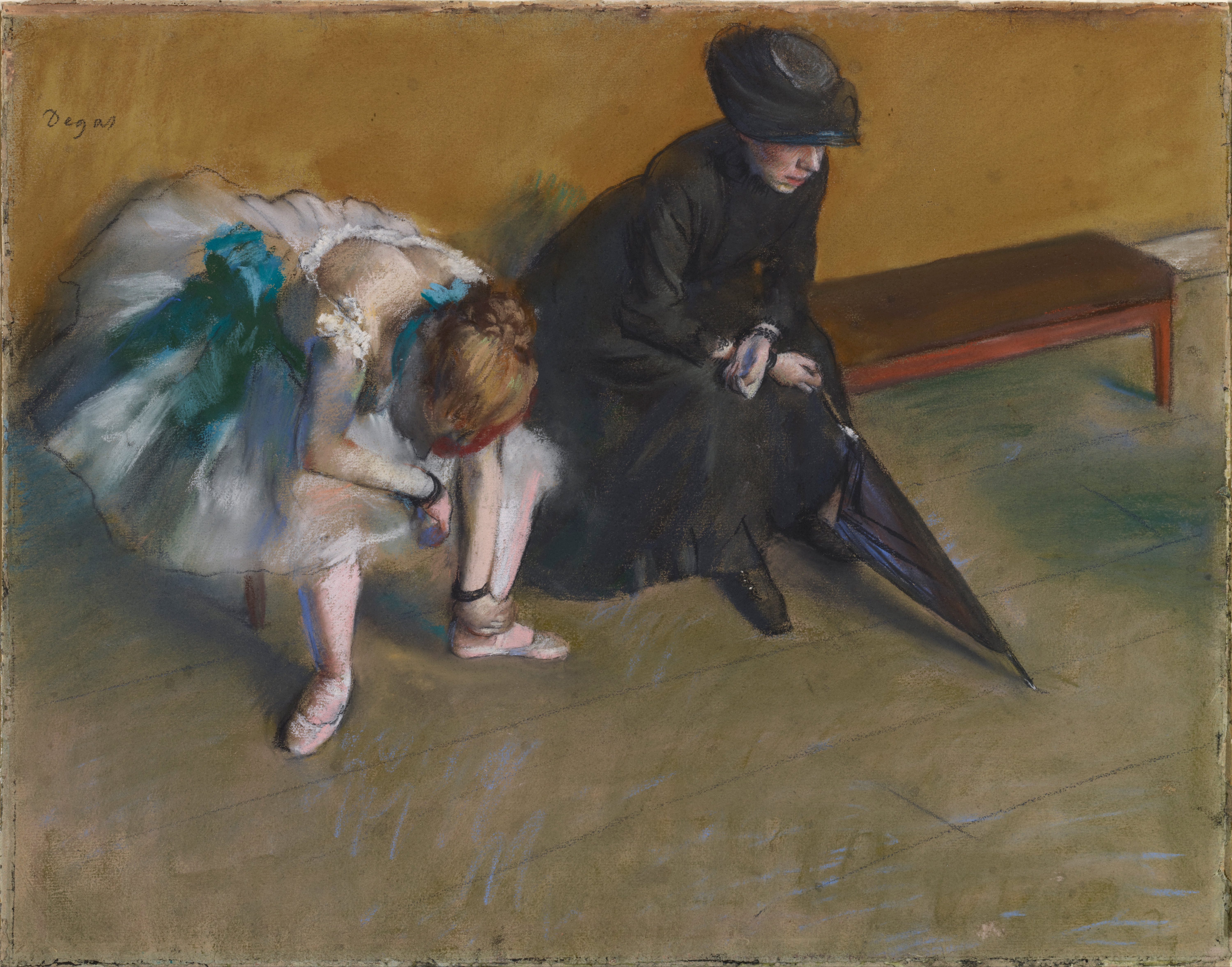 Edgar Degas — Waiting